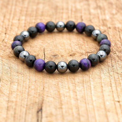 “Protection, Confidence and Vitality” Bracelet in Tiger Eye (color), Black Obsidian and Hematite | Bracelet | black obsidian, Bracelets, Confidence and Vitality, Hematites, new, Protection, Tiger's Eye | Guided Meditation