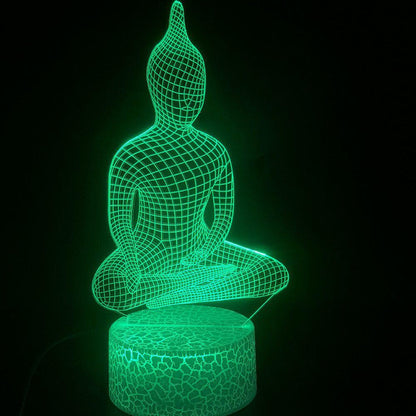 tunning 3D Hologram Meditation Buddha Lamp!!! | Lamp | Buddha, Lamp, meditation, Zen decoration | Guided Meditation