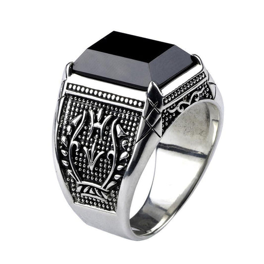 925 Silver and Healing Obsidian Ring | Ring | black obsidian, jewelry, meditation, Obsidian, OCU1, optimistic thinking, ring, silver | Guided Meditation