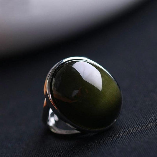 Black Obsidian and 925 Silver Ring | Ring | jewelry, meditation, Obsidienne, ring | Guided Meditation