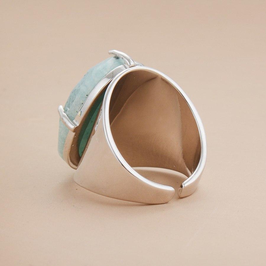 cabochon ring in Amazonite | Bague | gift, meditation, new, OCU1, ring, women | Guided Meditation