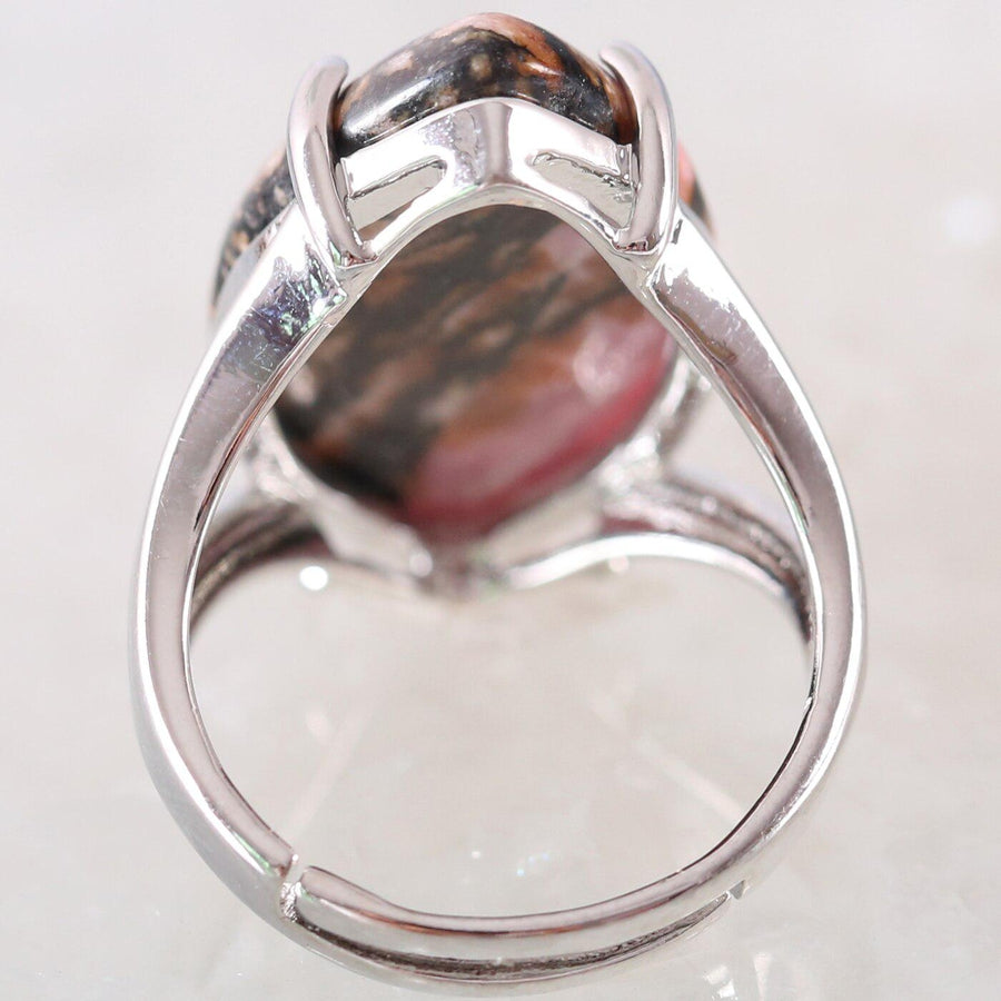 Rhodonite Resizable Ring | Ring | jewelry, meditation, new, Rhodonite, ring | Guided Meditation