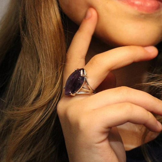 Semi-precious stone rings | Ring | gift, jewelry, meditation, new, ring, women | Guided Meditation