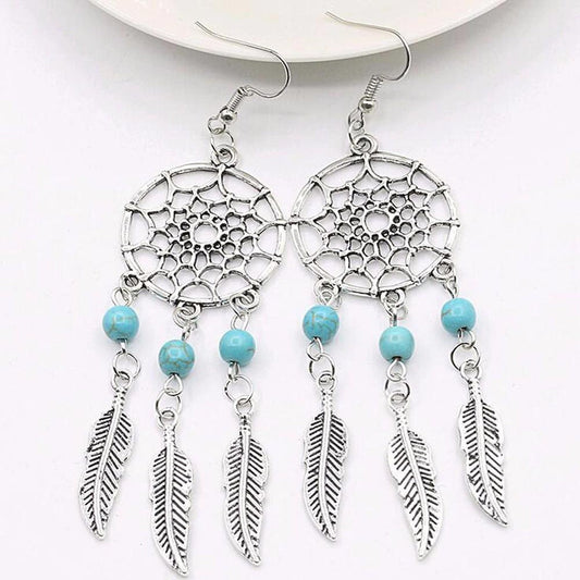 Bohemian earrings with dreamcatcher feather | earring | Bohemian, Boucles d'oreilles, earring, Earrings, OCU1 | Guided Meditation