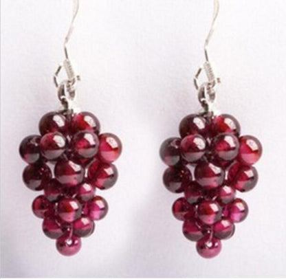 Bunch of grapes earrings in garnet | Earring | Boucles d'oreilles, earring, Earrings, Garnet, OCU1 | Guided Meditation