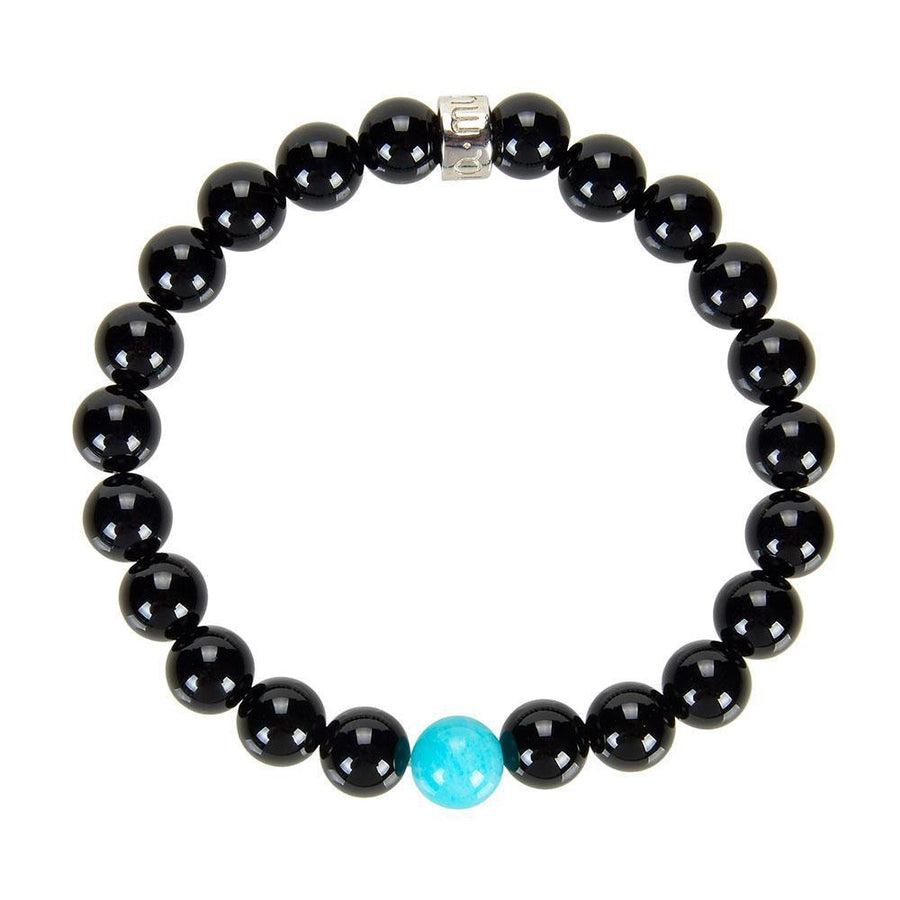 “Anti-stress” Bracelet in Black Onyx and Amazonite | Bracelet | Amazonite, Anti-stress, Black Onyx, new, premiums, quantity_5 | Guided Meditation