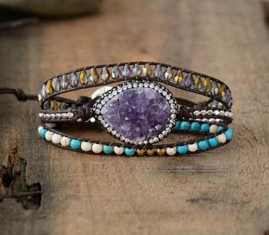 "Calm and Creativity" bracelet in semi-precious natural stones | Bracelet | Bracelets, Calm and Creativity, new, OCU1, semi-precious | Guided Meditation