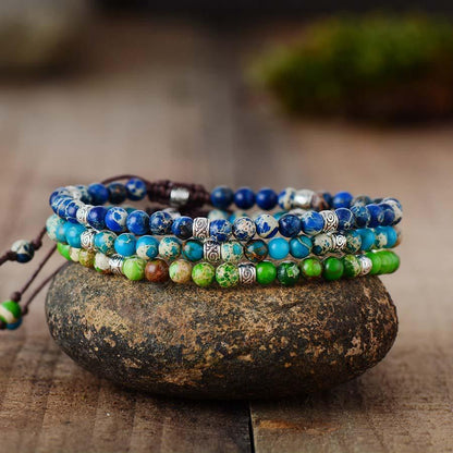 "Complicity" bracelet in Jasper stones | Bracelet | Bracelets, Complicity, Jasper, new, OCU1 | Guided Meditation