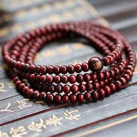 Red Multilayer Sandalwood Meditation Bracelet | Bracelet | Bracelet, Bracelets, meditation, OCU1, sandalwood | Guided Meditation
