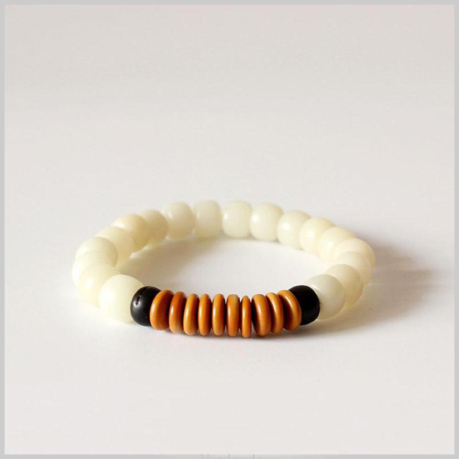 Meditation bracelet in Bodhi seeds, coconut and olive beads | Bracelet | Bodhi seeds, Bracelets, coconut, meditation, OCU1, olive beads | Guided Meditation