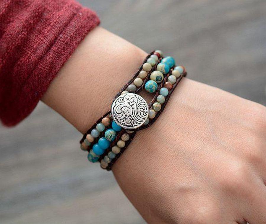 Genuine natural Jasper bracelet | Bracelet | Bracelet, Bracelets, jasper, OCU1 | Guided Meditation
