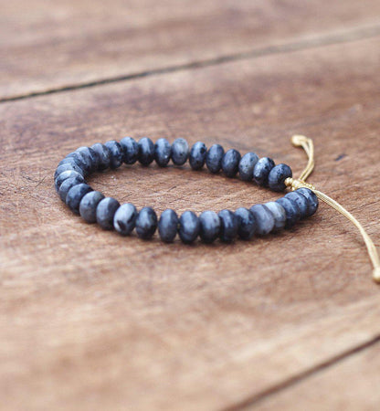 Natural Labradorite Bead Bracelet | Bracelet | bead, Bracelets, Labradorite, new | Guided Meditation