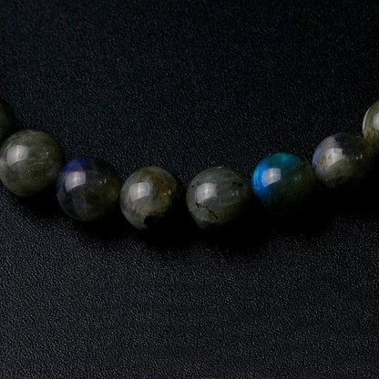 "Regeneration" bracelet in blue gray natural Labradorite stones | Bracelet | blue gray, Bracelets, Creativity and Regeneration, Labradorite, new, OCU1 | Guided Meditation