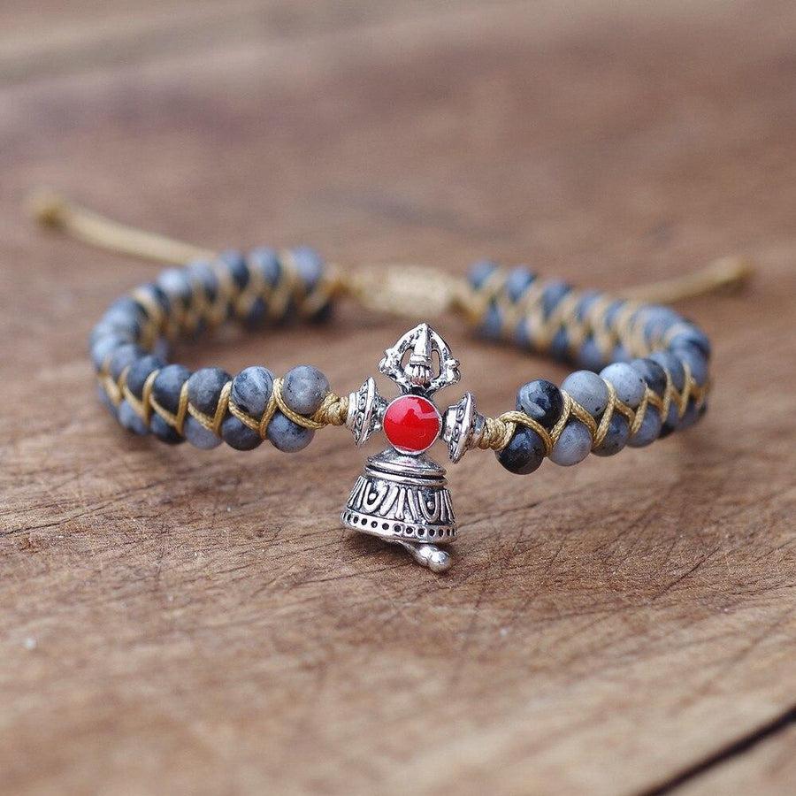 Shamballa bracelet in natural Labradorite and bell | Bracelet | bell, Bracelets, Labradorite, new | Guided Meditation