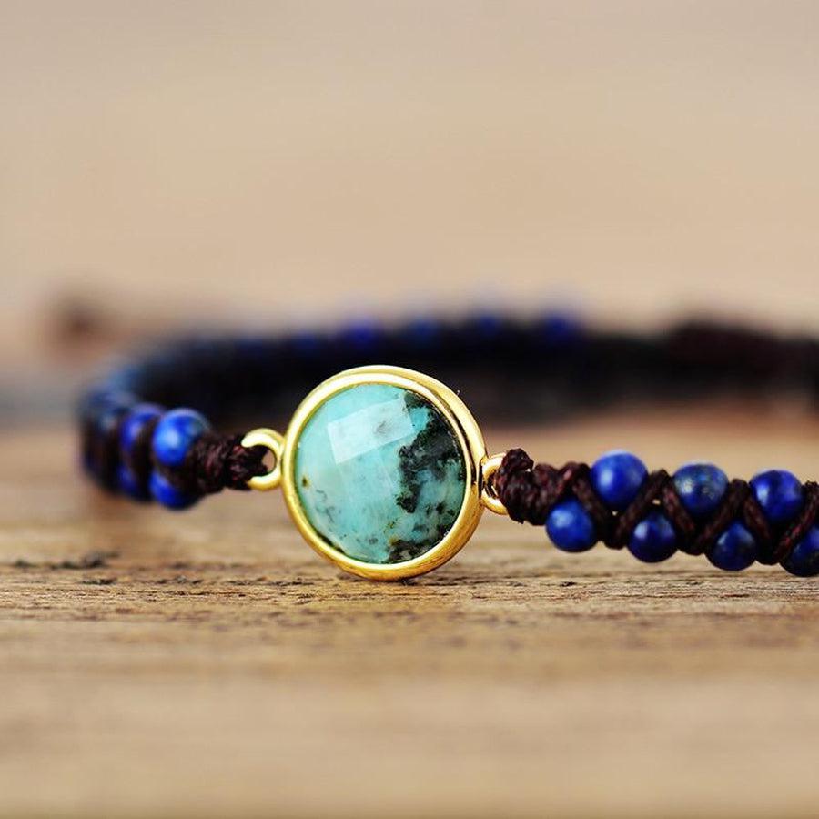 Shamballa bracelet in Lapis Lazuli and African Jasper | Bracelet | African Jasper, Bracelets, Lapis Lazuli, new | Guided Meditation