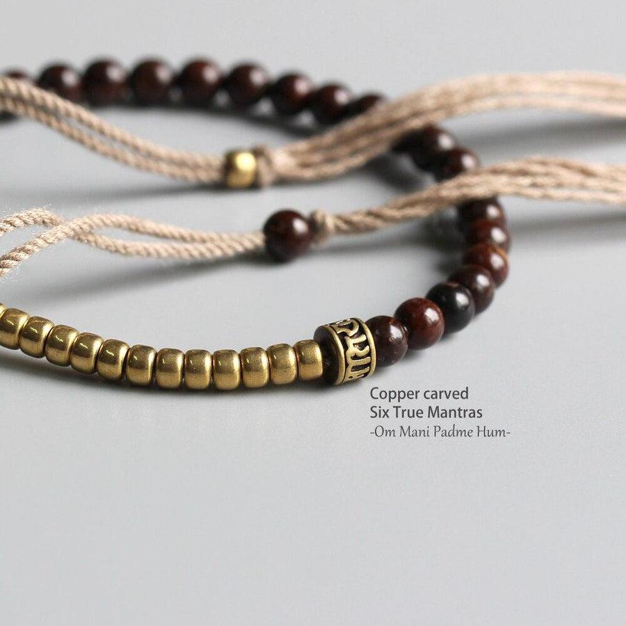 Tibetan bracelet in natural coconut shell | Bracelet | Bracelets, coconut shell, new, Tibetan | Guided Meditation