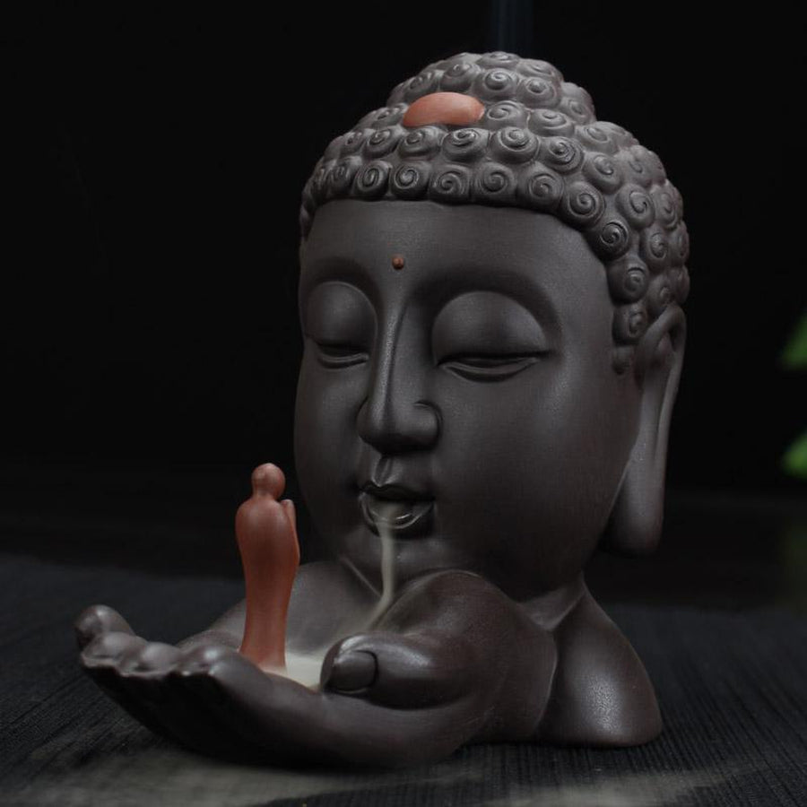 Buddha censer + 10 incense cones offered | Décoration | Buddha, Buddha censer, Buddha head, Buddha's Head, Burners, censer, Incense Burners, Maison et décoration, OCU1, Zen decoration | Guided Meditation