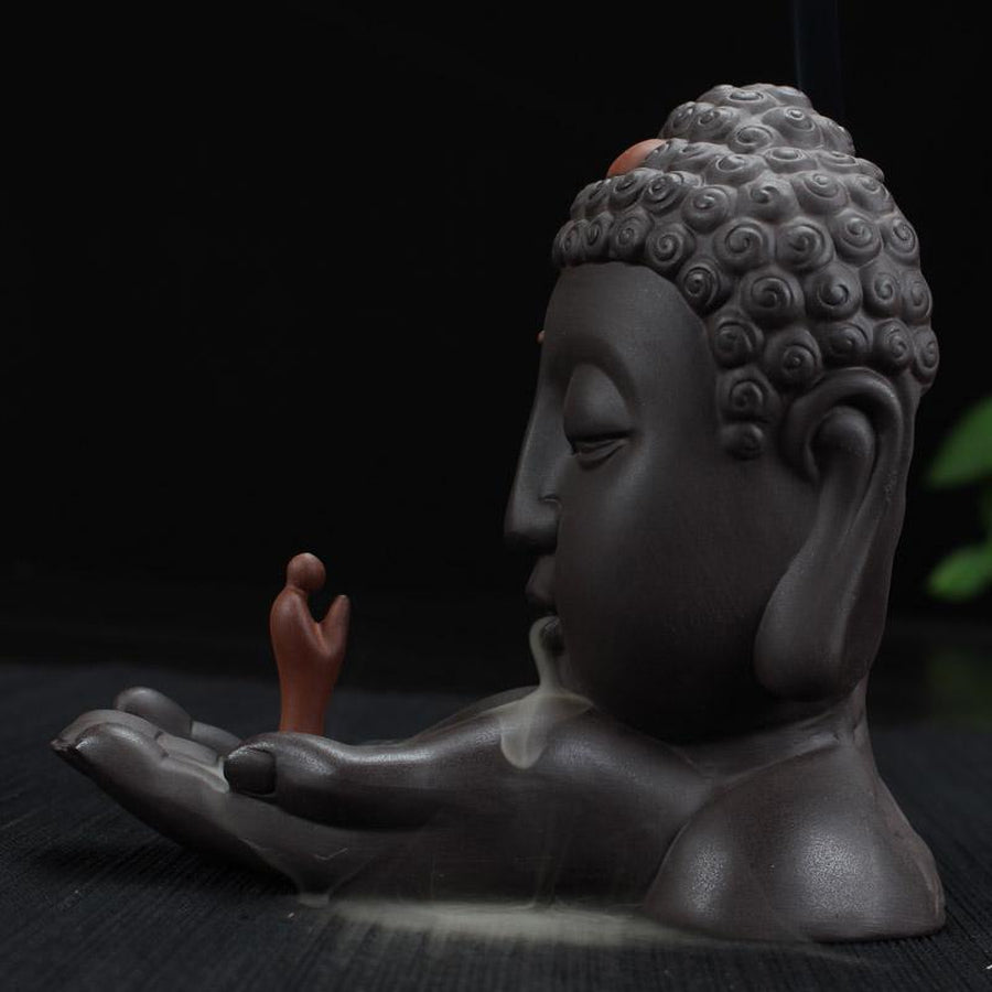 Buddha censer + 10 incense cones offered | Décoration | Buddha, Buddha censer, Buddha head, Buddha's Head, Burners, censer, Incense Burners, Maison et décoration, OCU1, Zen decoration | Guided Meditation