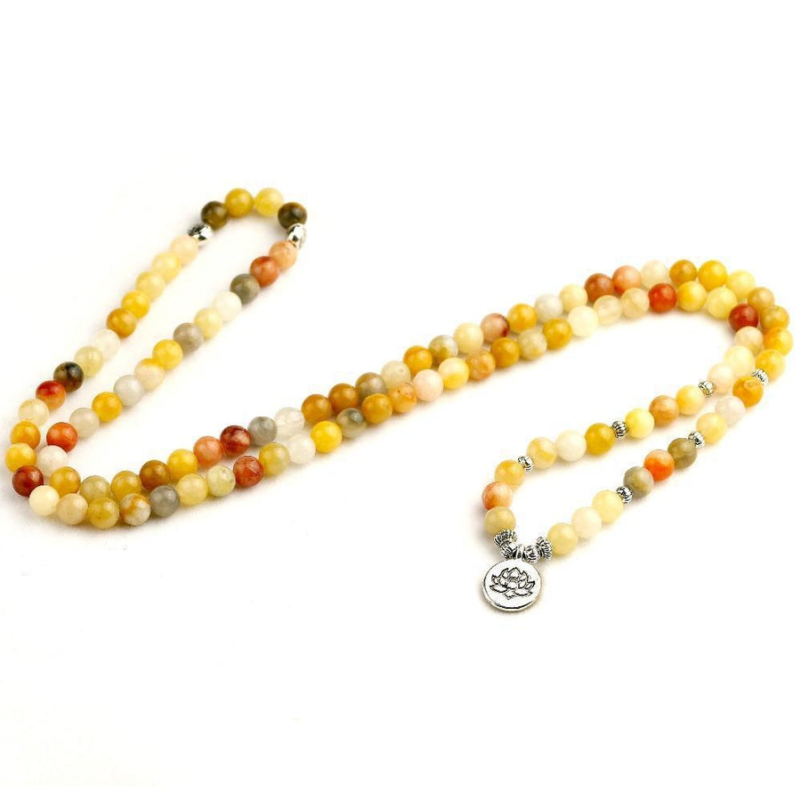 Mala 108 beads in Topaz | Mala bouddhiste | Bracelets, Mala, Malas, Malas bouddhiste, OCU1, Topaz | Guided Meditation