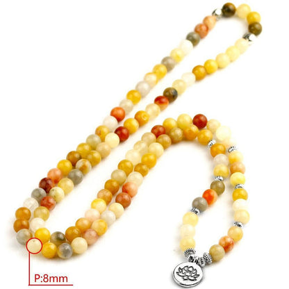 Mala 108 beads in Topaz | Mala bouddhiste | Bracelets, Mala, Malas, Malas bouddhiste, OCU1, Topaz | Guided Meditation
