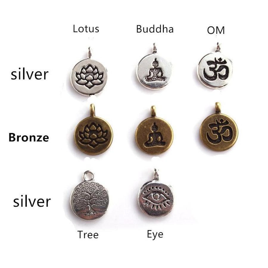 “Meditation” mala 108 tangy beads with charm | Mala bouddhiste | Bracelet, Bracelets, Malas bouddhiste, medallion, meditation, OCU1 | Guided Meditation