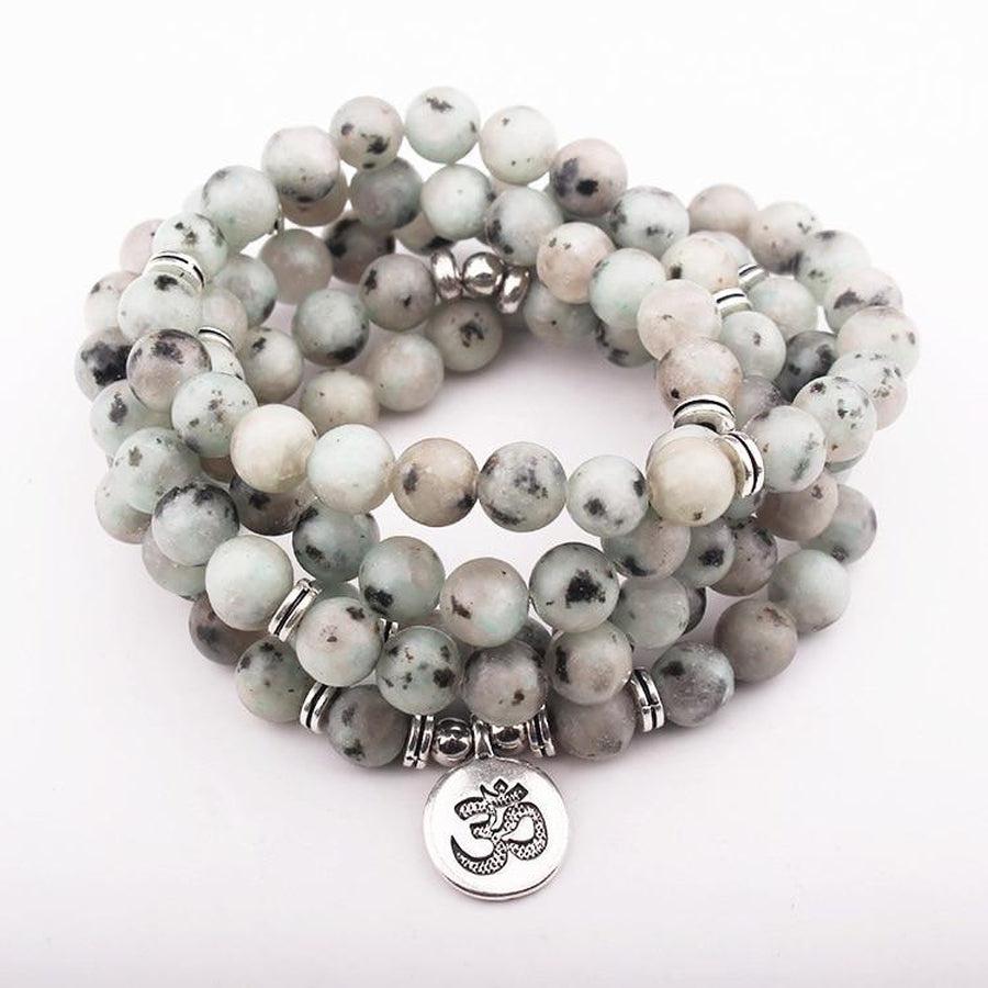 “Meditation” mala 108 speckled stone beads | Mala bouddhiste | Bracelets, Malas bouddhiste, meditation, OCU1, stone beads | Guided Meditation