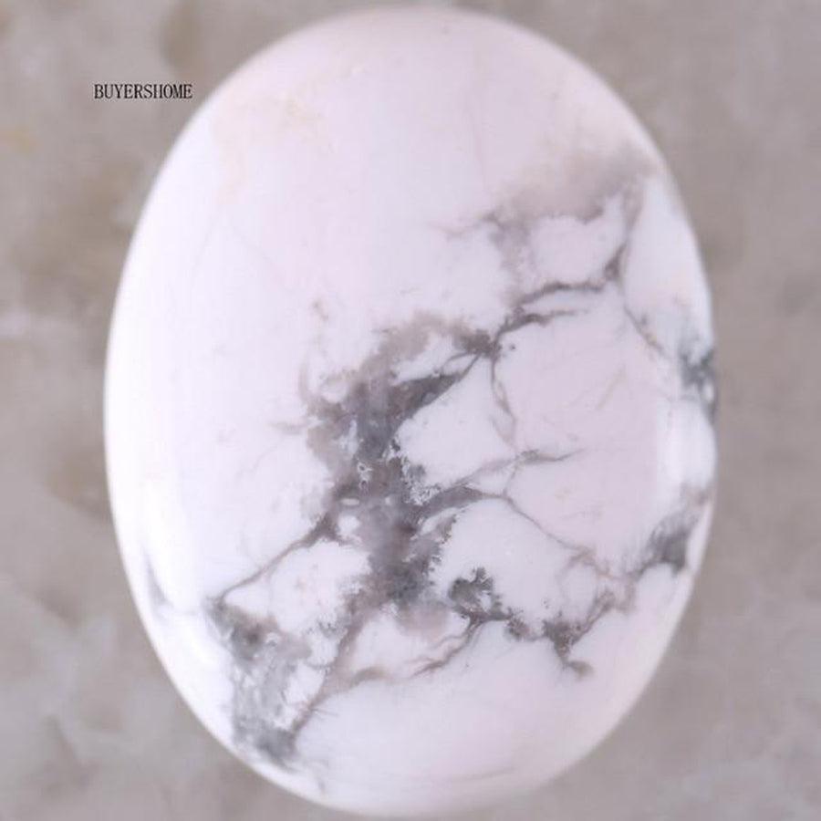 Oval cabochon shaped natural stones