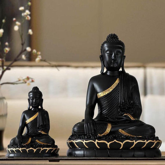 Resin Black and Gold Maravijaya Buddha Statue | Décoration | Buddha, Buddha head, Buddha's Head, Maison et décoration, new | Guided Meditation